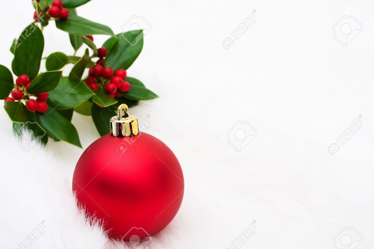 red glass christmas ball