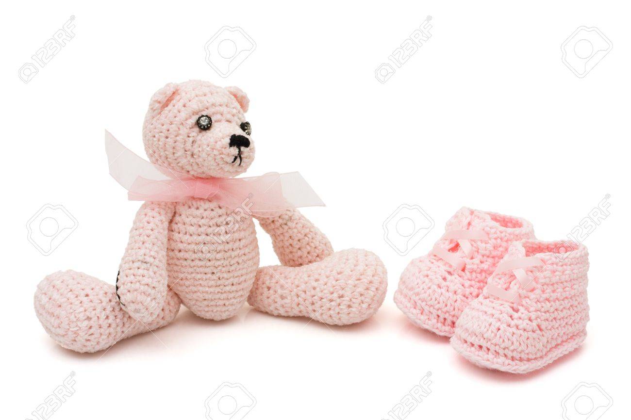 bear baby booties