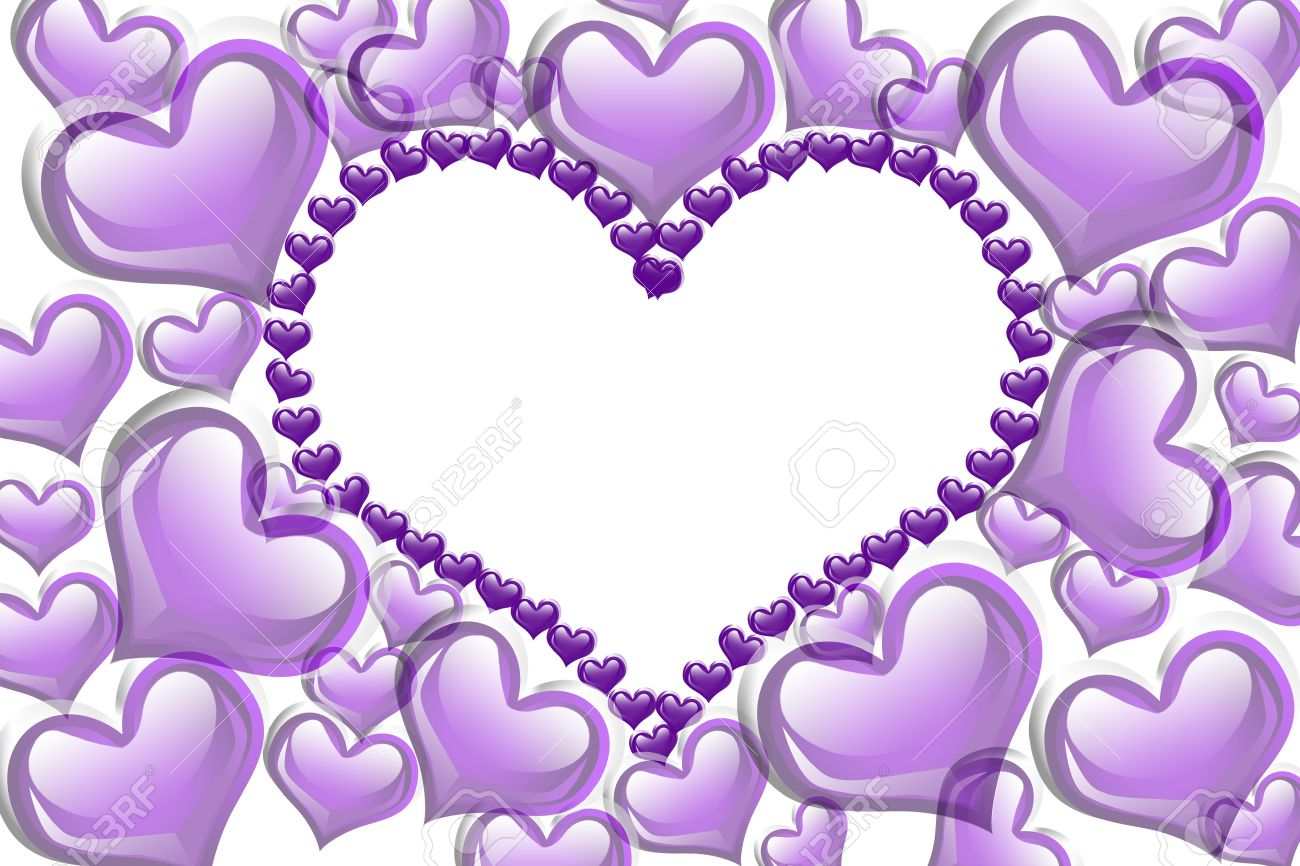 Purple Hearts Mit Einer Kopie Raum Der Form Eines Herzens Auf Einem Weissen Hintergrund Herz Lila Hintergrund Lizenzfreie Fotos Bilder Und Stock Fotografie Image 12686494