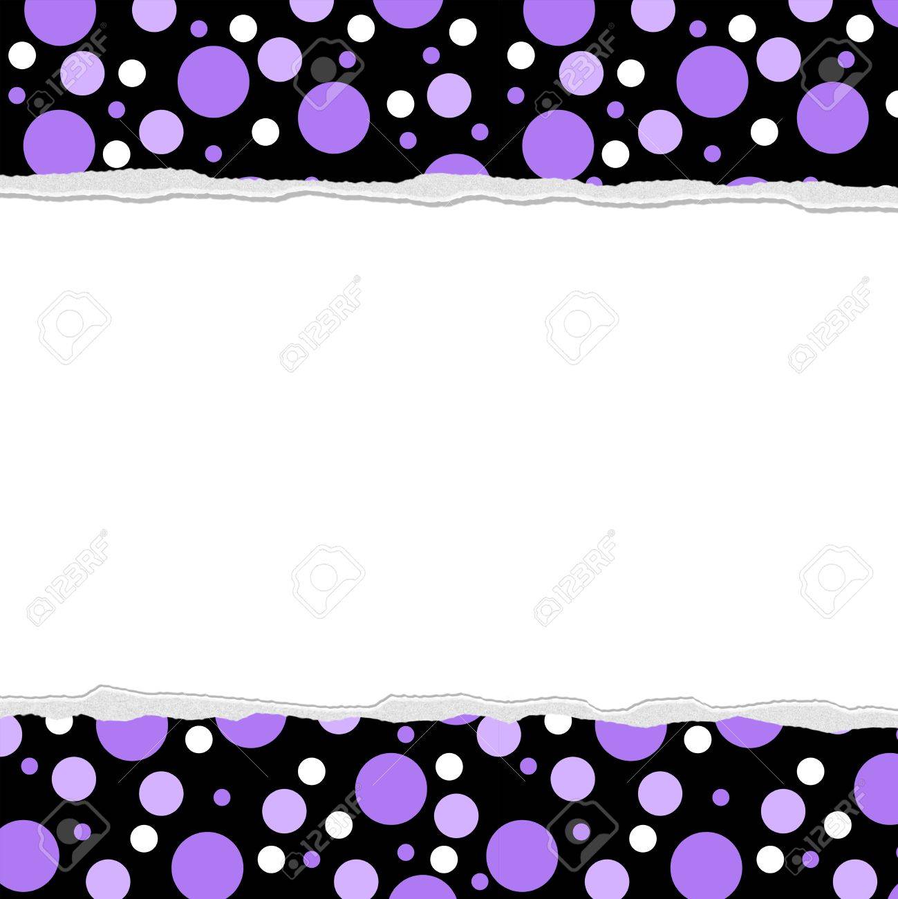 purple polka dot background for your message or invitation with