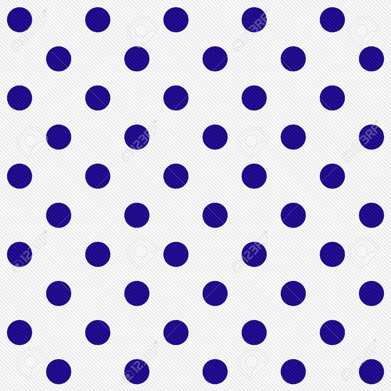 Bright Blue Polka Dots On White Textured Fabric That Is Seamless And  Repeats Stock Photo, Picture and Royalty Free Image. Image 24251377.