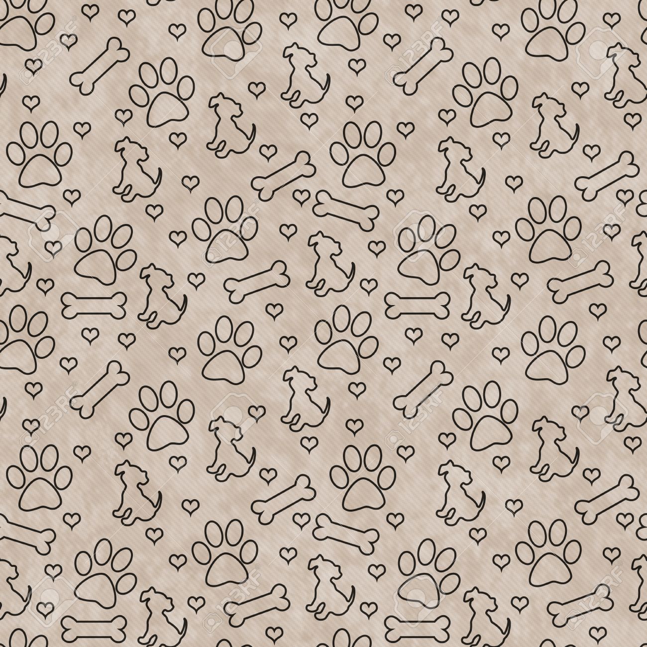dog paw tile