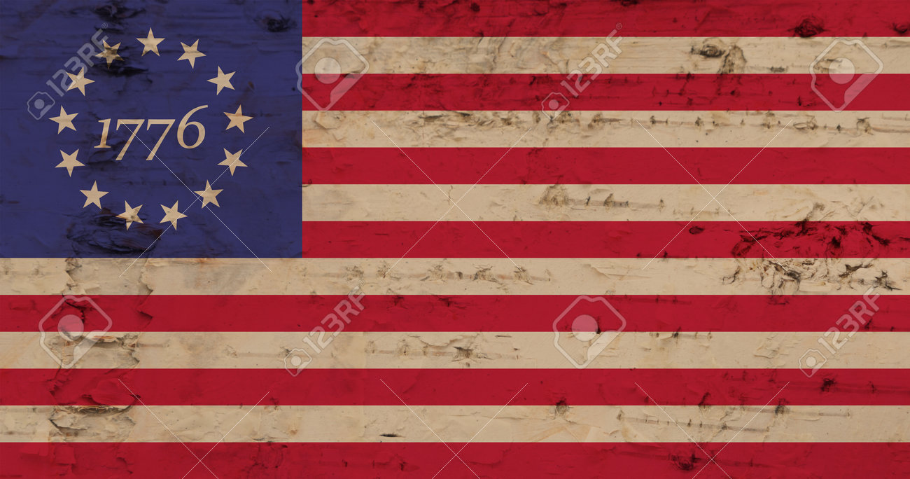 Vintage Old 1776 Betsy Ross 13 Stars US American Weathered Flag Stock  Photo, Picture and Royalty Free Image. Image 204741223., image size:1300x684