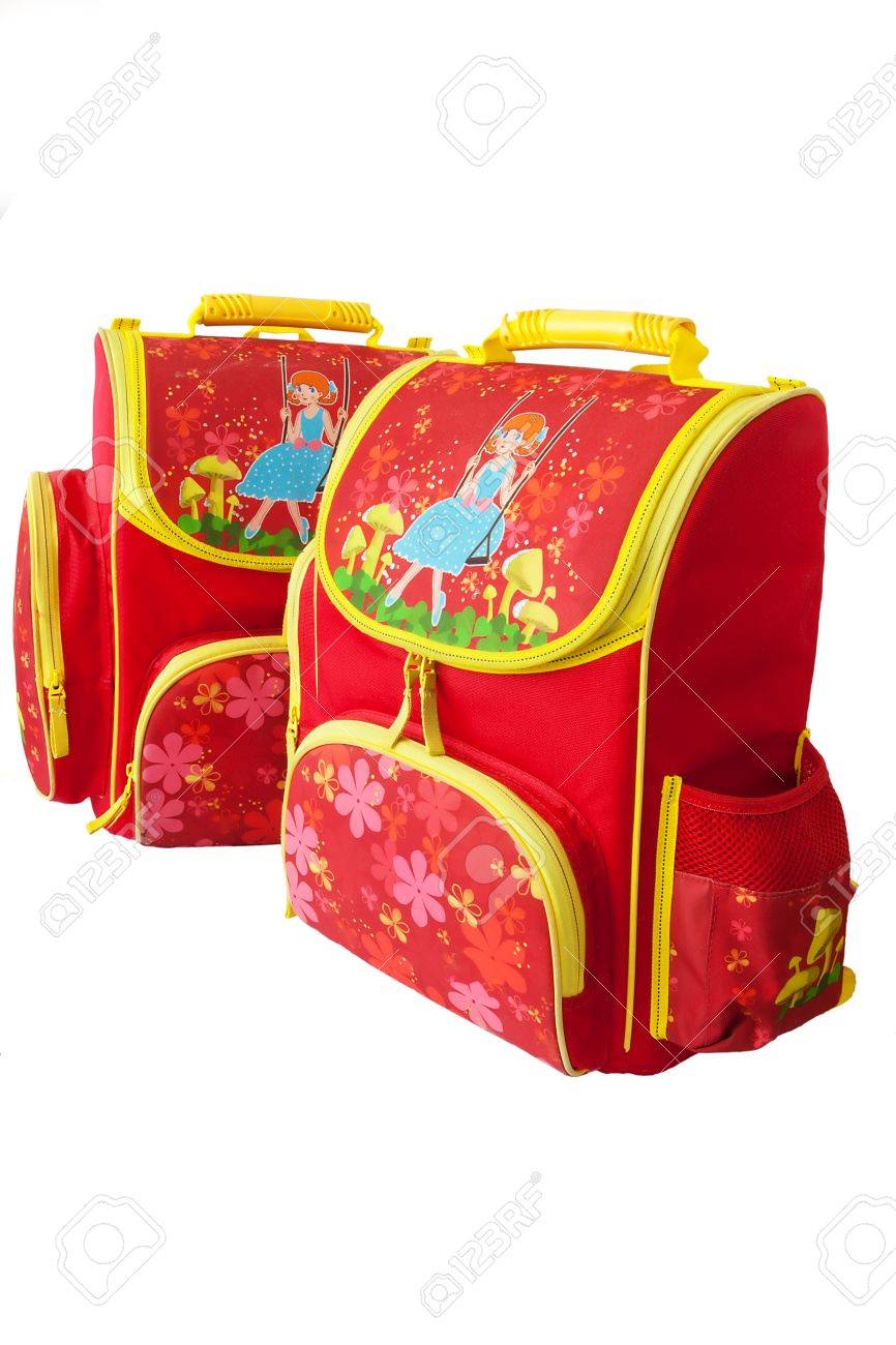 red backpacks for school