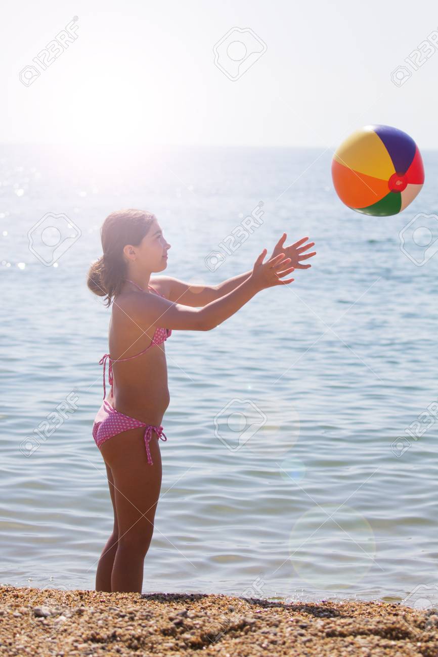 Young Girl Playing Young Girl Playing