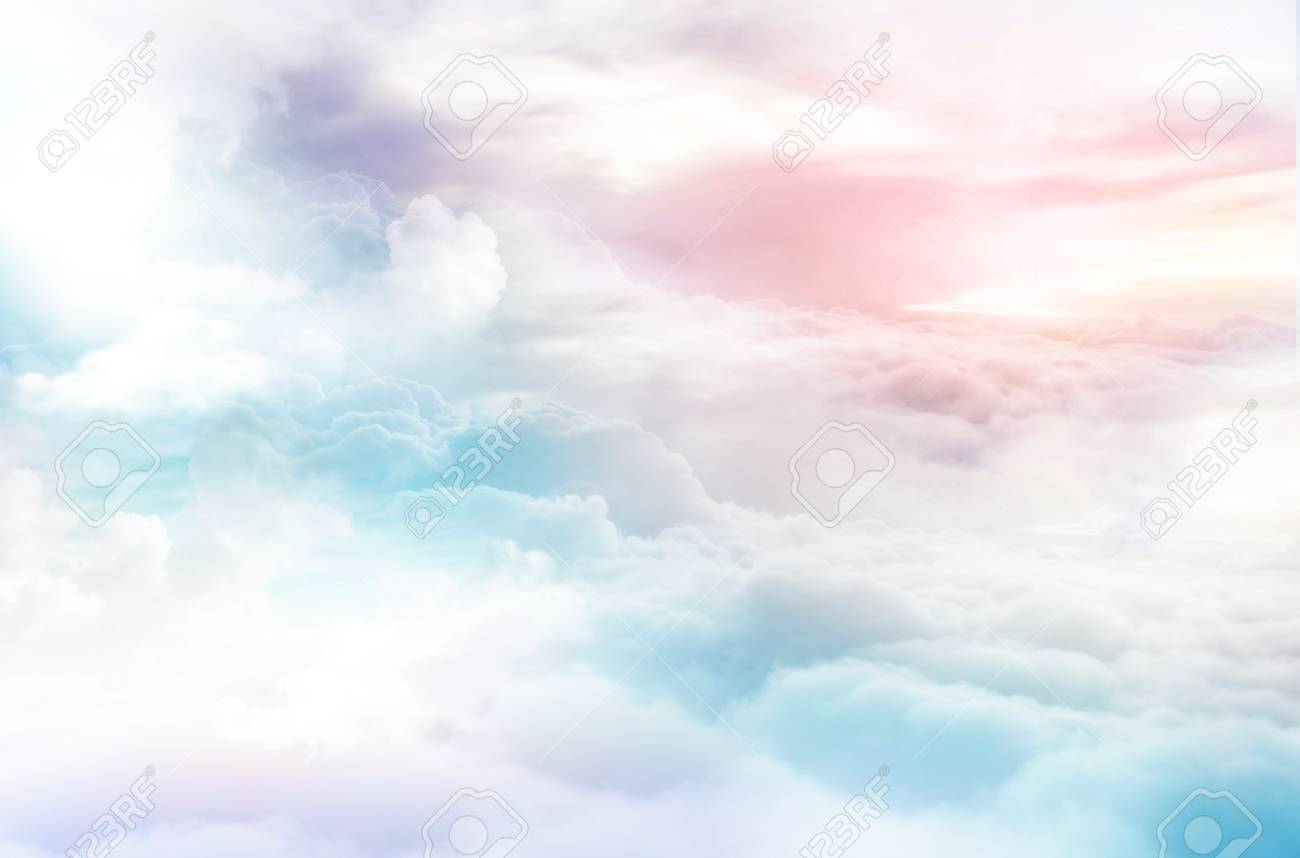 Colorful Clouds Dreamy Sky Background Stock Photo, Picture and Royalty Free  Image. Image 101556438.
