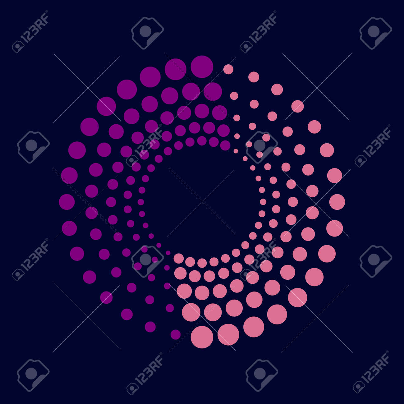 Puntos concéntricos rosas y violetas en forma de círculo. elemento de diseño de medios tonos para marco de borde, logotipo redondo, tatuaje, signo, símbolo, páginas web, impresiones, plantilla, patrón y fondo abstracto - 180284414 Puntos concéntricos rosas y violetas en forma de círculo. elemento de diseño de medios tonos para marco de borde, logotipo redondo, tatuaje, signo, símbolo, páginas web, impresiones, plantilla, patrón y fondo abstracto - 180284414