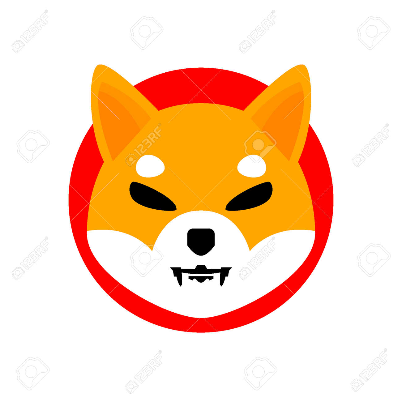 Shiba Inu Crypto Monnaie Système De Paiement Numérique Blockchain Concept  Clip Art Libres De Droits, Svg, Vecteurs Et Illustration. Image 180778956