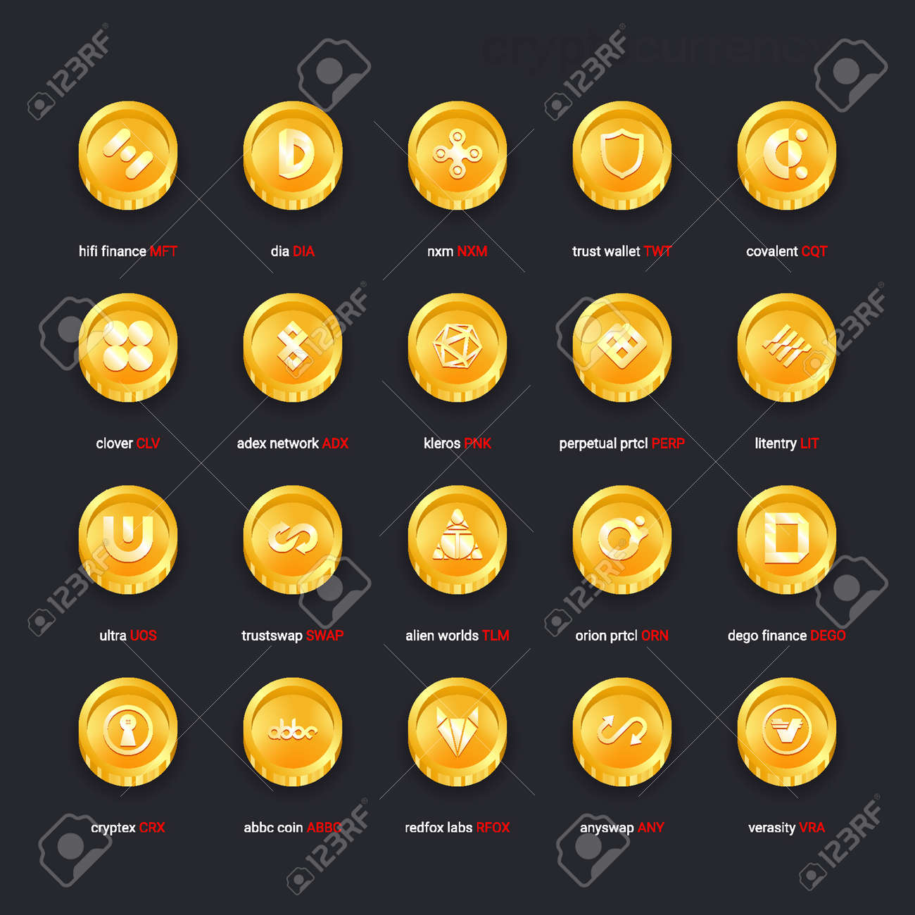 암호화 통화 동전 디지털 결제 시스템 블록체인 개념. 로열티 무료 사진, 그림, 이미지 그리고 스톡포토그래피. Image  179018936