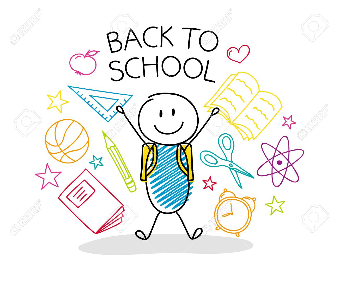 Welcome Back To School Vector Art, Icons, and Graphics for Free