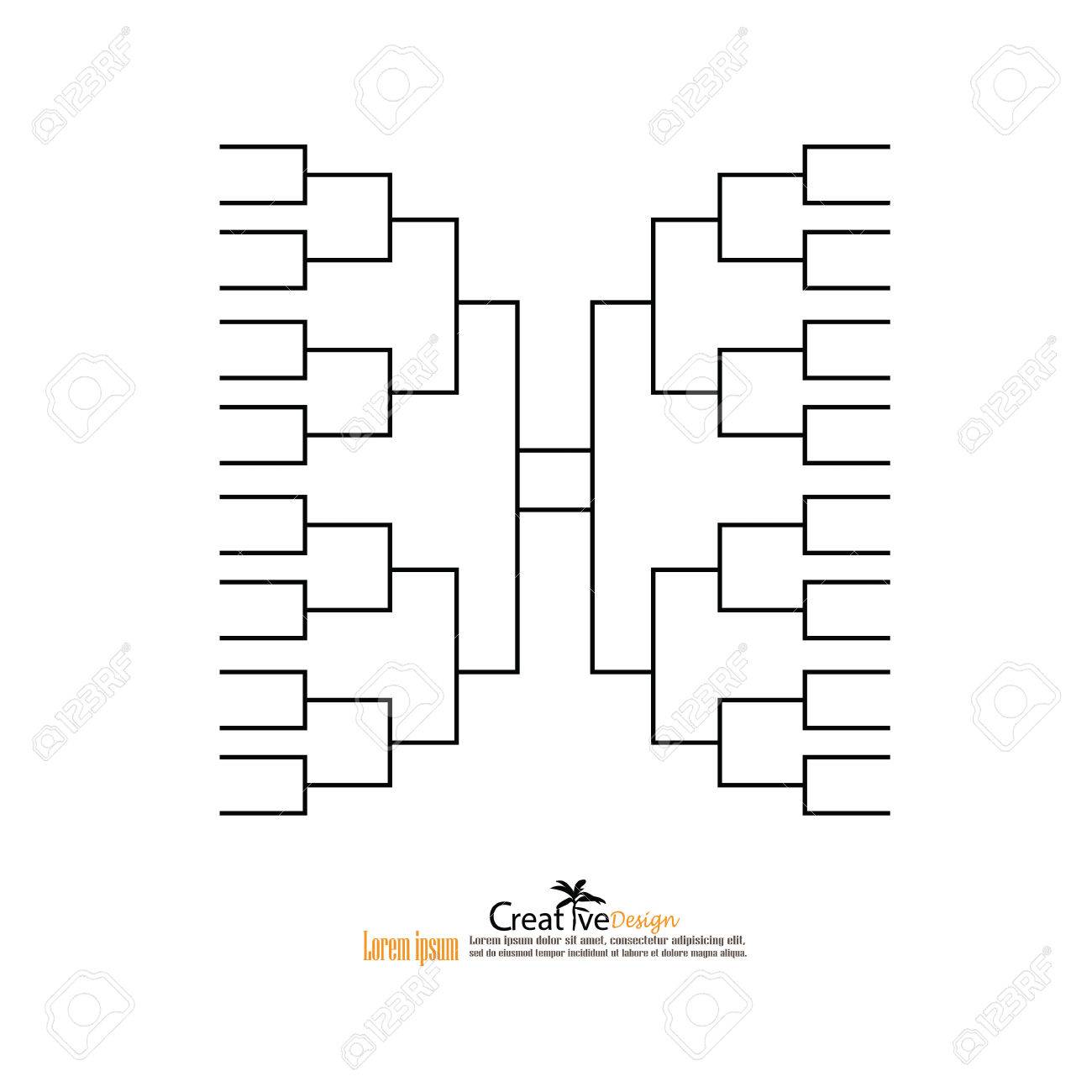 blank ncaa basketball bracket