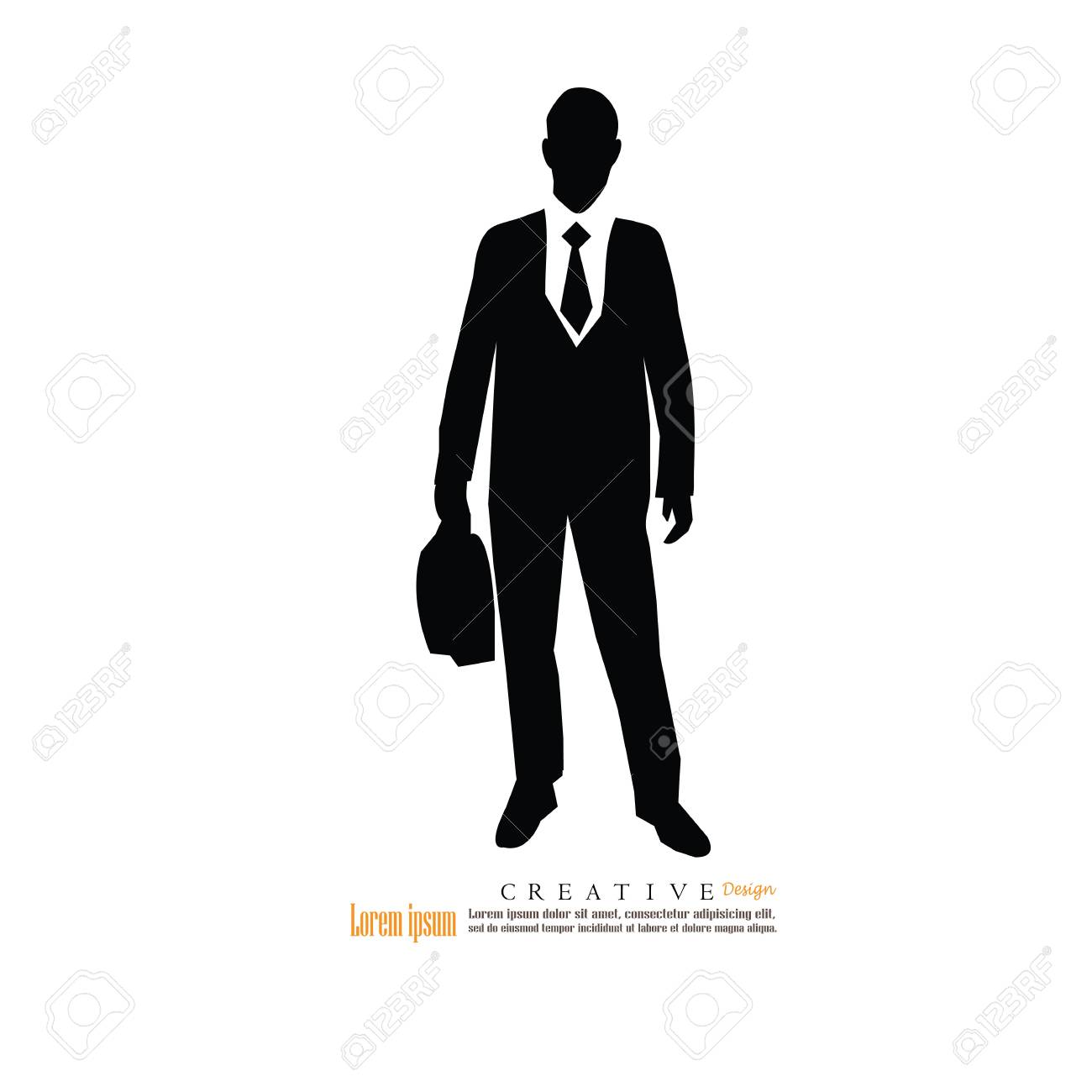 Business man icon. Business man with suit.vector illustration