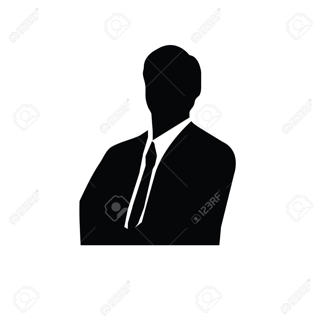 Business man icon. Business man with suit.vector illustration