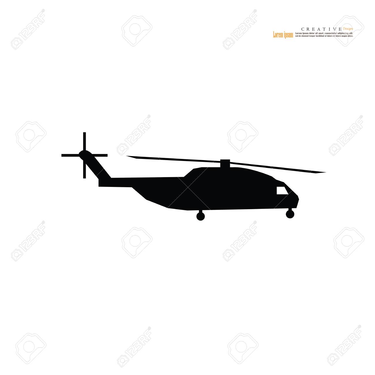 War Military Helicopter Icon.vector Illustration. Royalty Free SVG,  Cliparts, Vectors, and Stock Illustration. Image 115280958., image size:1300x1300