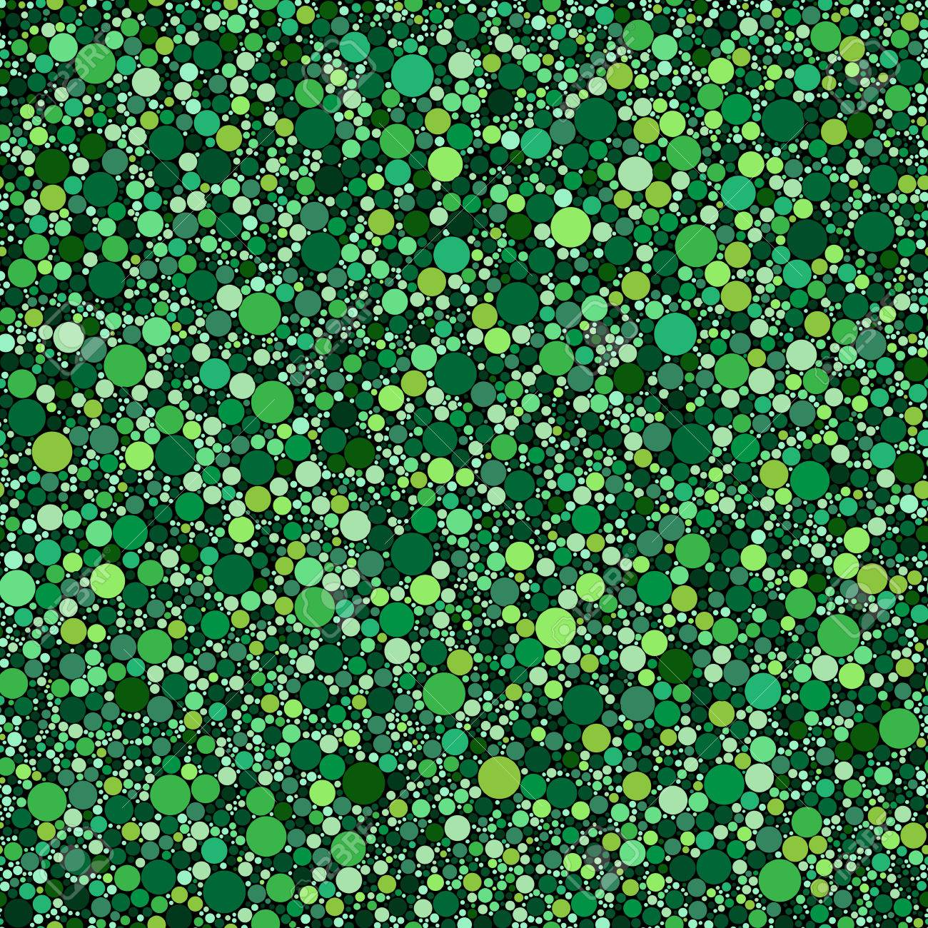 vector abstract seamless pattern small green circles texture green circles