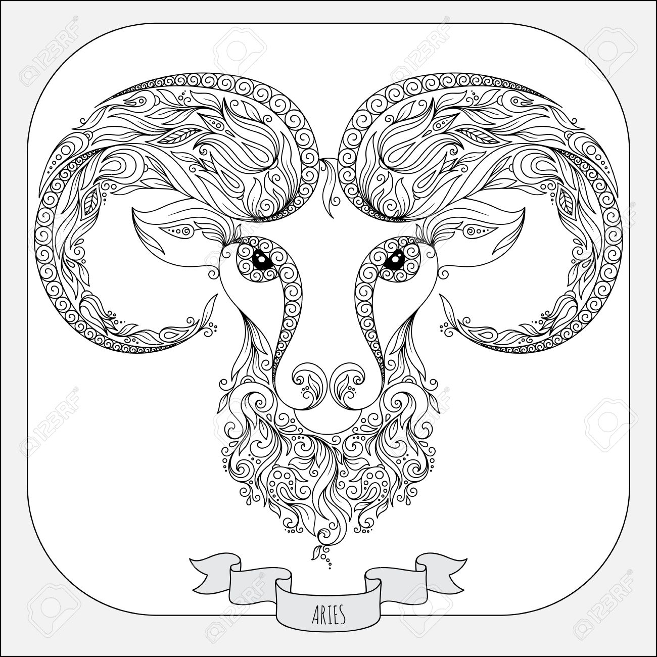 Motif pour le livre de coloriage Fleurs en ligne dessinés   la main art de