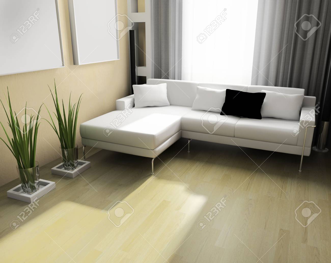 Lumière Chambre Moderne 3 D Design Exclusif Banque D\'Images Et ... Lumière Chambre Moderne 3 D Design Exclusif Banque D\'Images Et ...