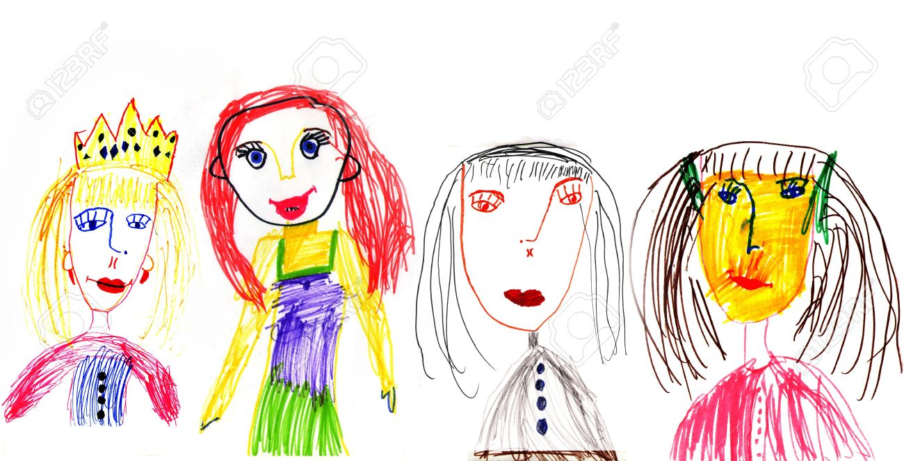 childrens drawing colour pencils on a white paper stock photo 6417675 - Childrens Pictures To Colour In childrens drawing colour pencils on a white paper stock photo 6417675 - Childrens Pictures To Colour In