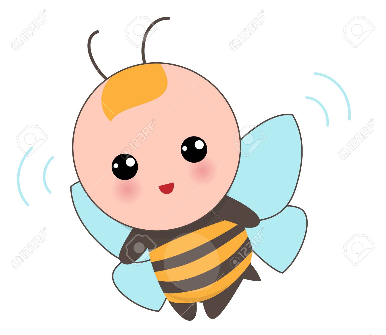 蜂の赤ちゃんに合わせて分離の図 のイラスト素材 ベクタ Image 蜂の赤ちゃんに合わせて分離の図 のイラスト素材 ベクタ Image