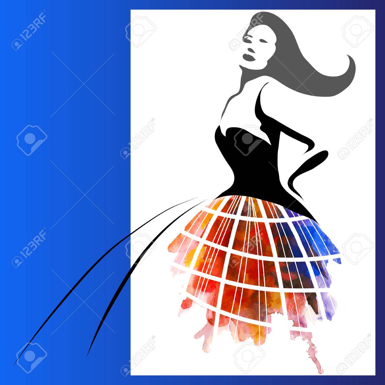 Fashion poster background Fashion poster background