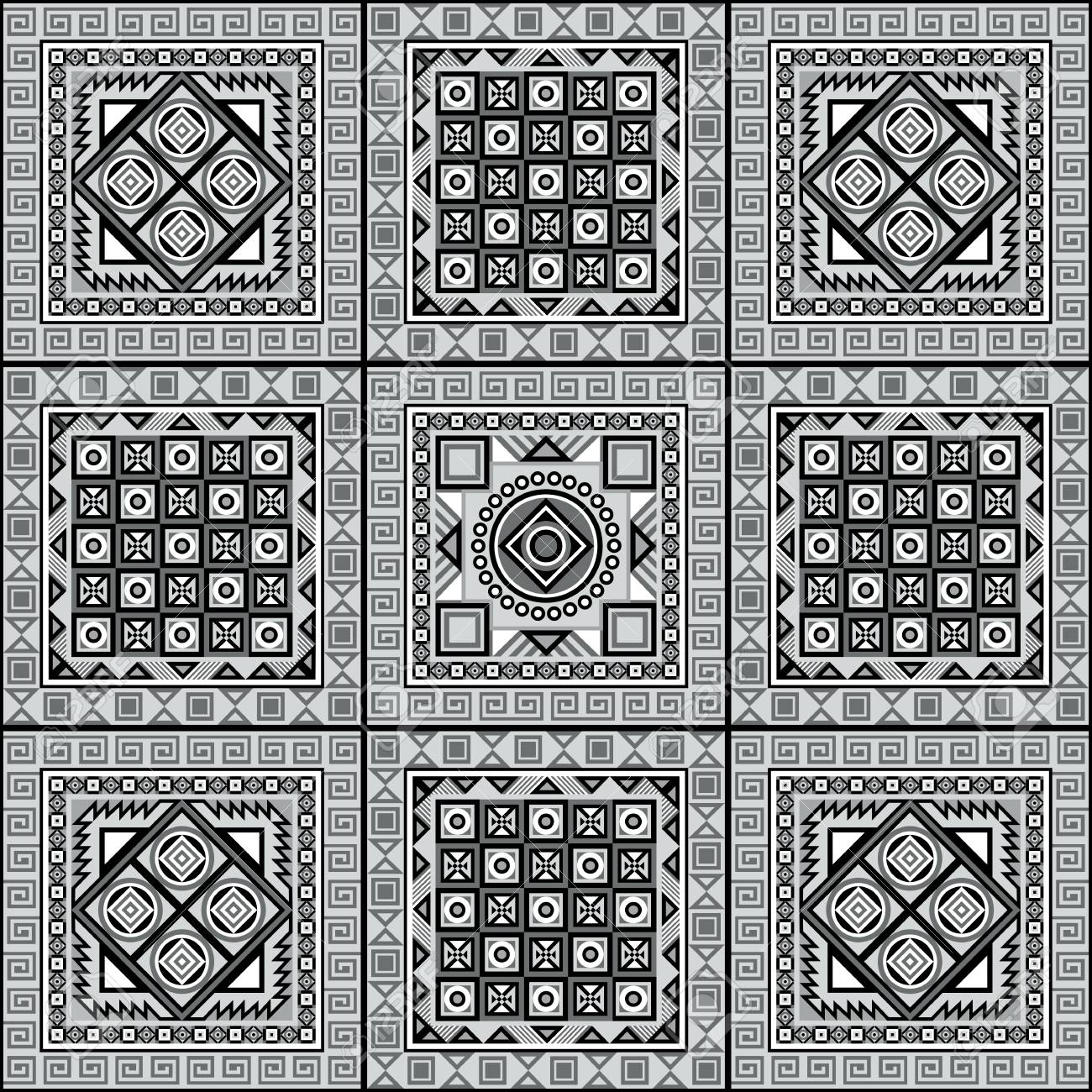 navajo art boho seamless pattern ethnic geometric print aztec