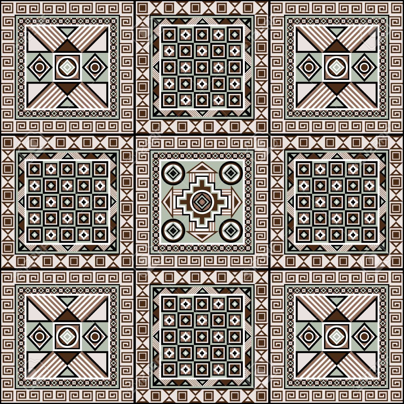 navajo art boho seamless pattern ethnic geometric print aztec