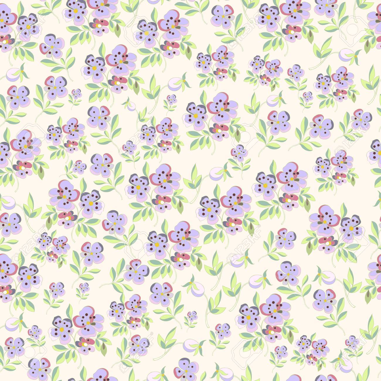 flowery pattern with small