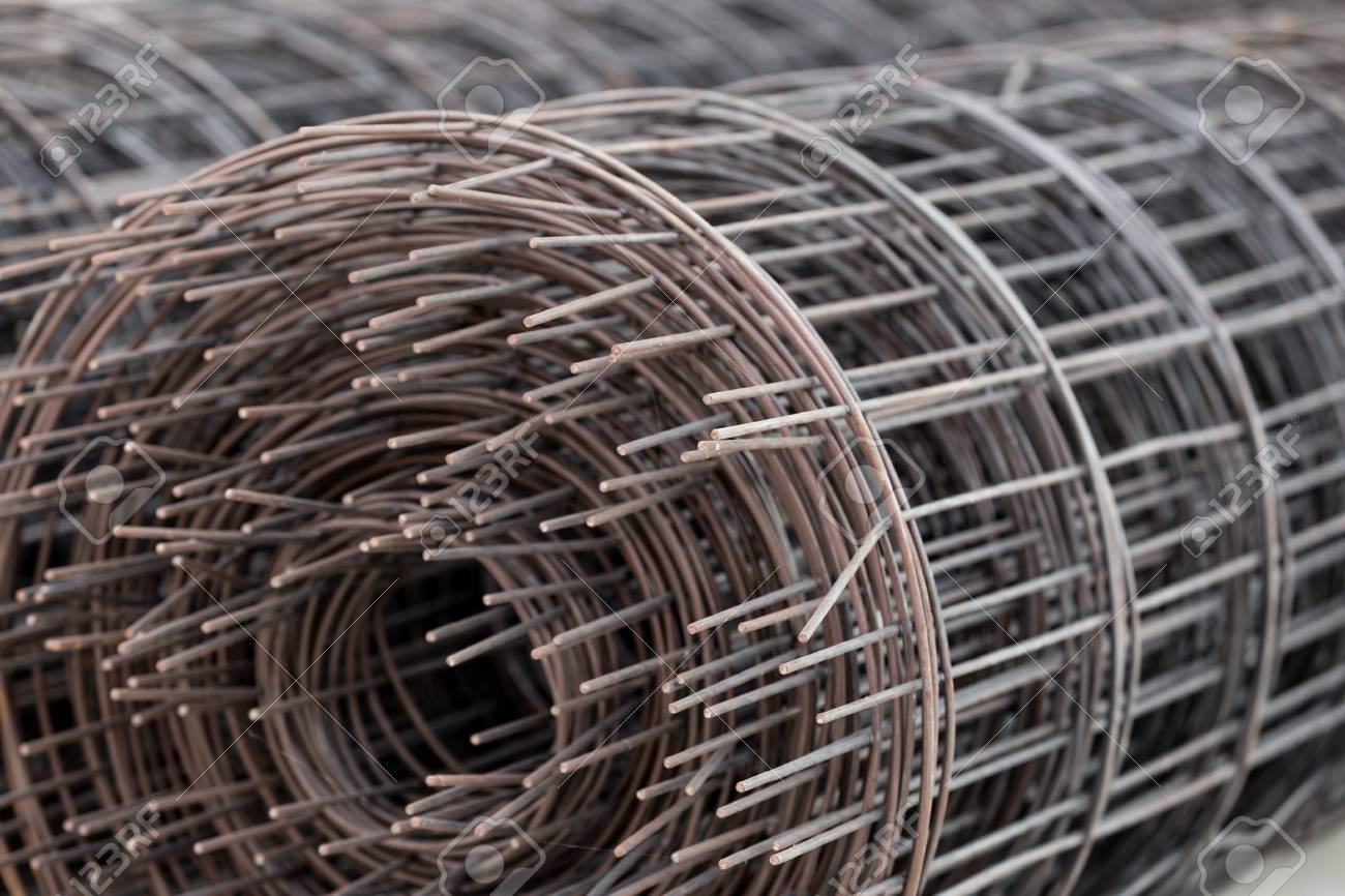 Industrial Construction Building Wire Mesh On Floor Concrete Stock Photo Picture And Royalty Free Image Image 92237249