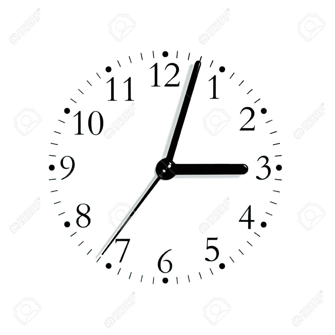 Schwarz Und Weiss Analoge Uhr Gesicht Dial 3 03 Uhr Lesen Isoliert Makro Lizenzfreie Fotos Bilder Und Stock Fotografie Image 7076060