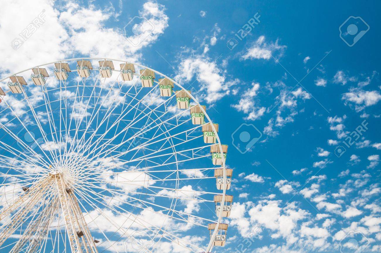 Ferris Wheel Of Fair And Amusement Park White Clouds In The Stock Photo Picture And Royalty Free Image Image 1596 Ferris Wheel Of Fair And Amusement Park White Clouds In The Stock Photo Picture And Royalty Free Image Image 1596