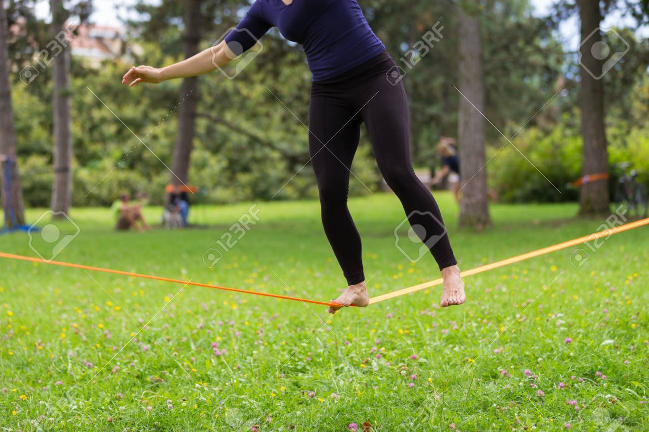 Fita de nylon slackline