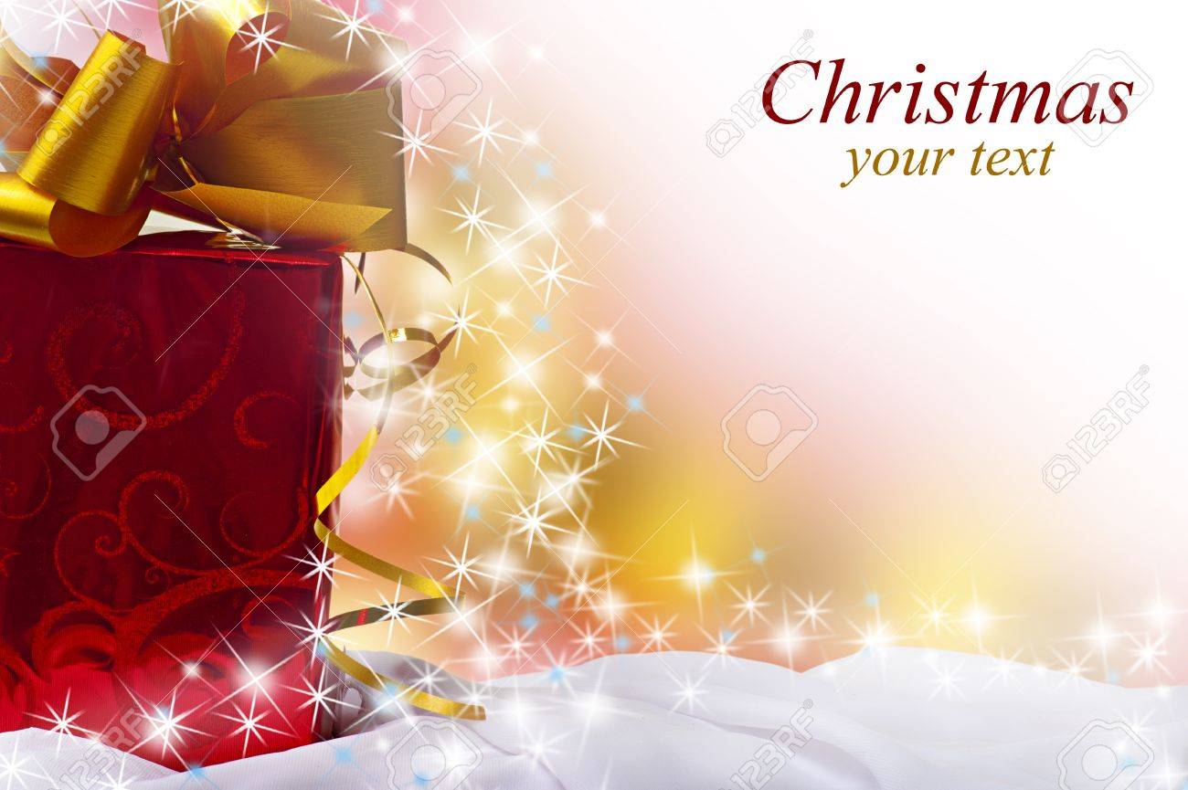 christmas gift and copyspace