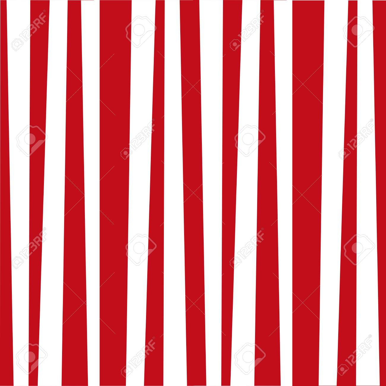 クリスマスや新年の赤と白の縦ストライプ パターン背景色 ヴィンテージ レトロなストライプ デザインです 創造的な垂直バナー デザイン カード ポスターのベクトル図です のイラスト素材 ベクタ Image