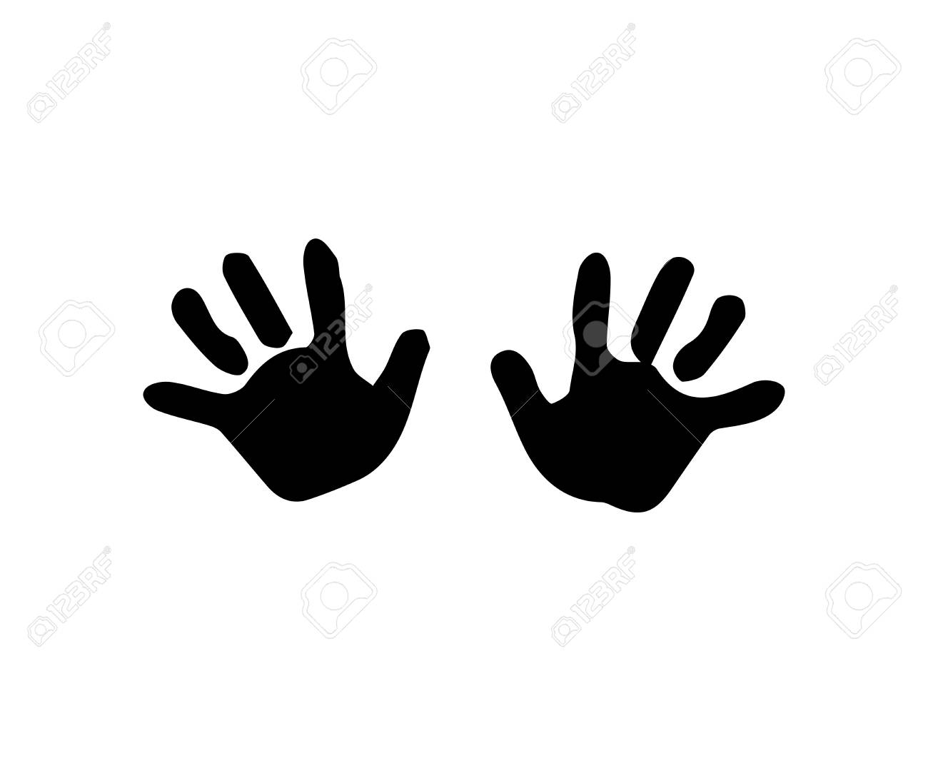 Silhouette Noire D Empreintes De Mains De Bebe Isole Sur Fond Blanc Illustration Vectorielle Icone Clipart Clip Art Libres De Droits Vecteurs Et Illustration Image Silhouette Noire D Empreintes De Mains De Bebe Isole Sur Fond Blanc Illustration Vectorielle Icone Clipart Clip Art Libres De Droits Vecteurs Et Illustration Image