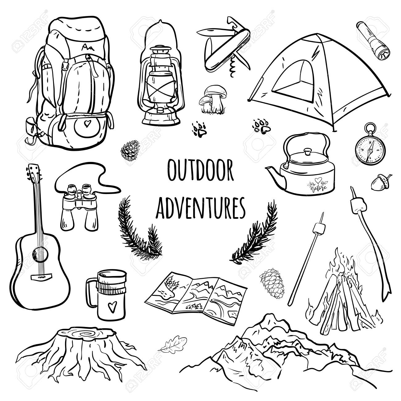 outdoor hiking equipment