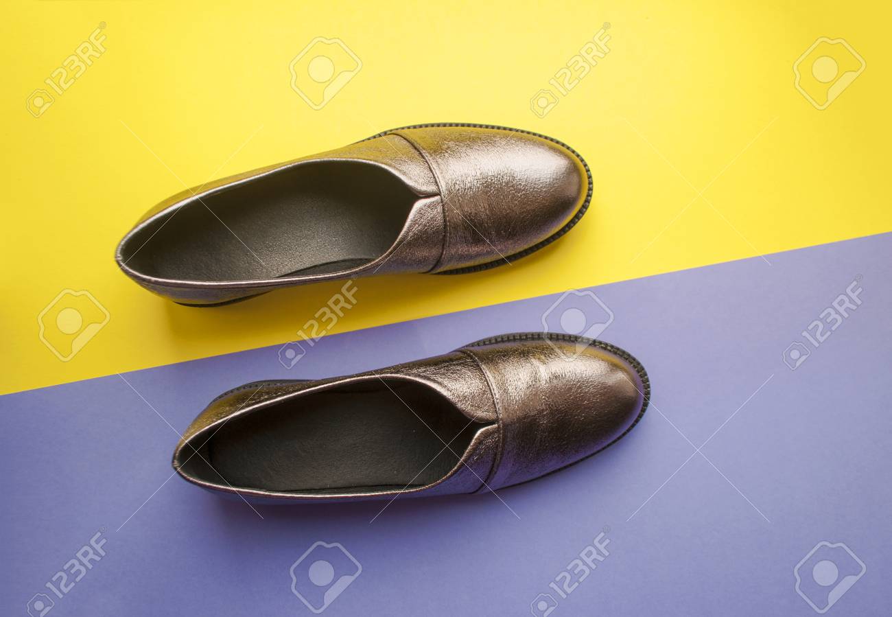 yellow sparkly shoes