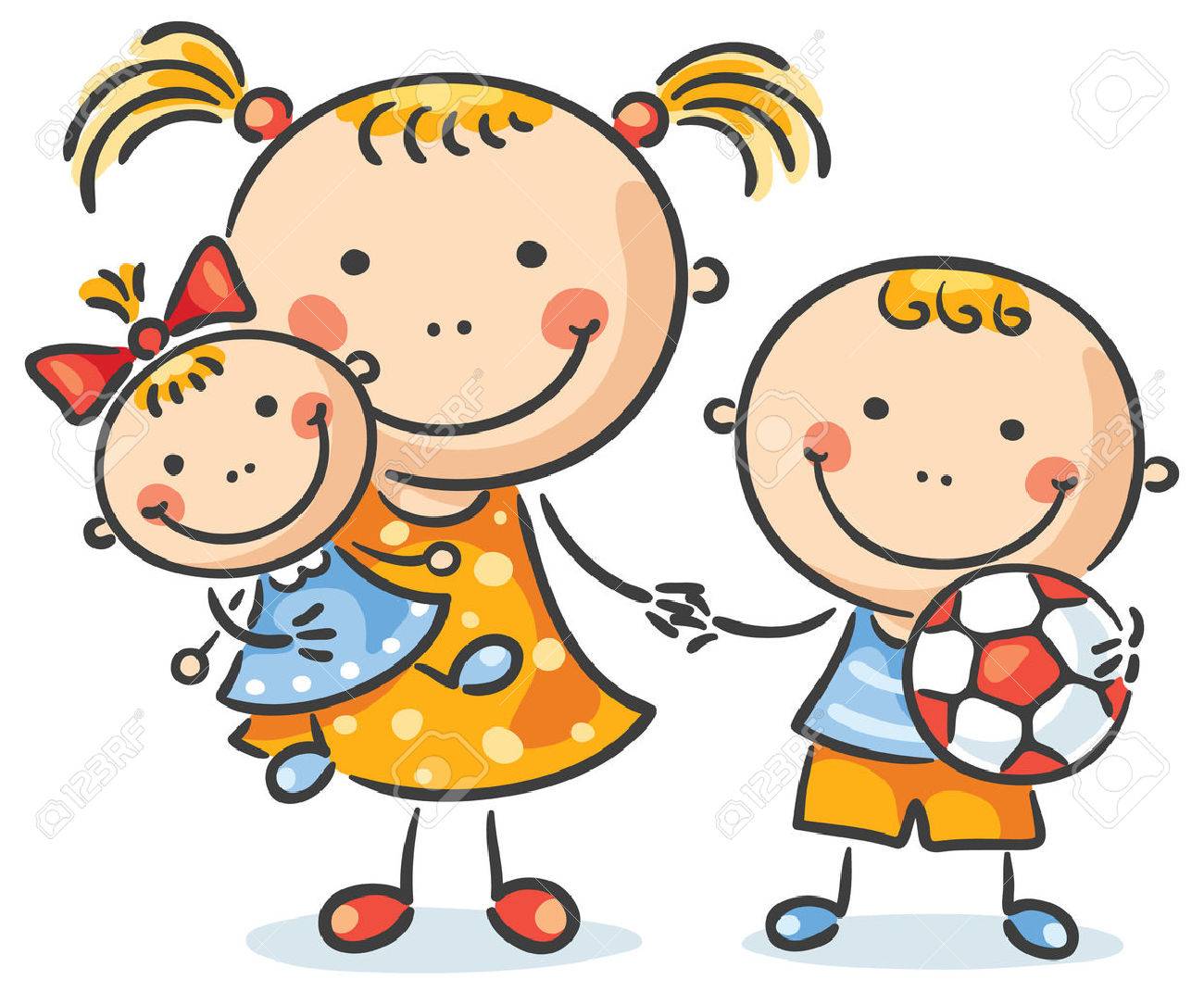 Resultado de imagen para niños con juguete dibujo