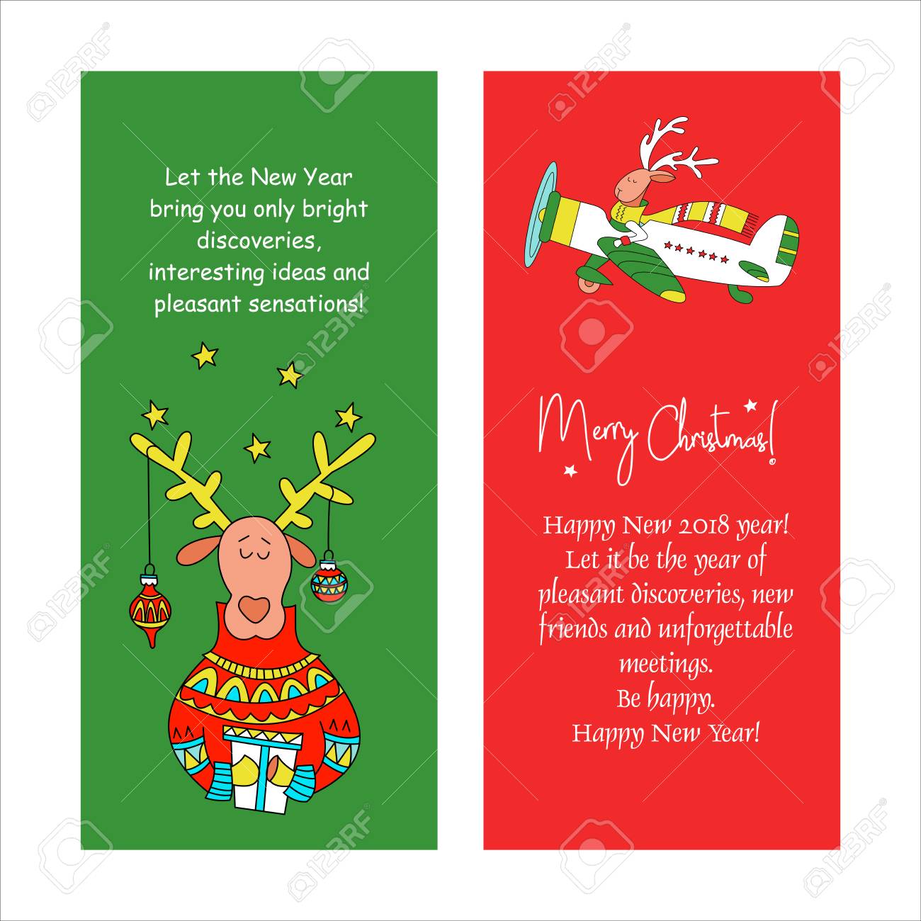 cute christmas greeting card designs vector royalty free cliparts cute card designs