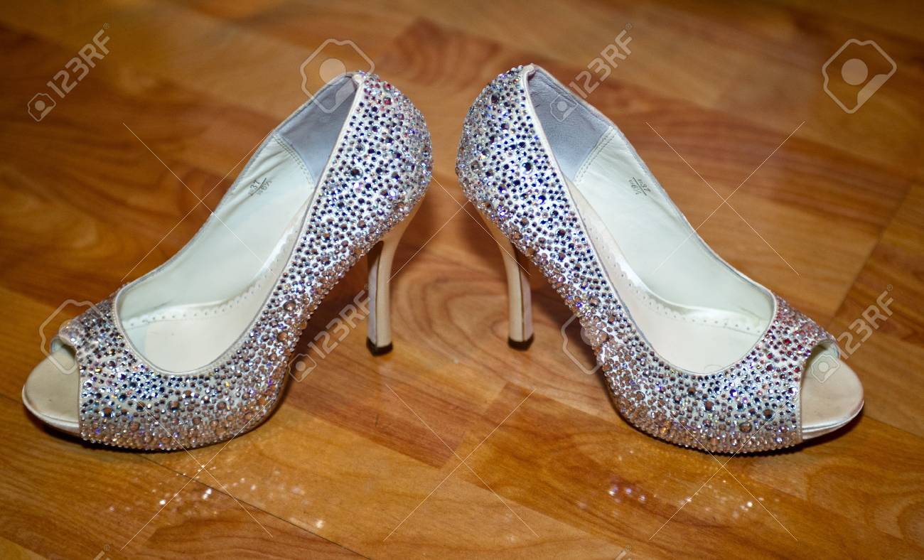 beaded wedding shoes