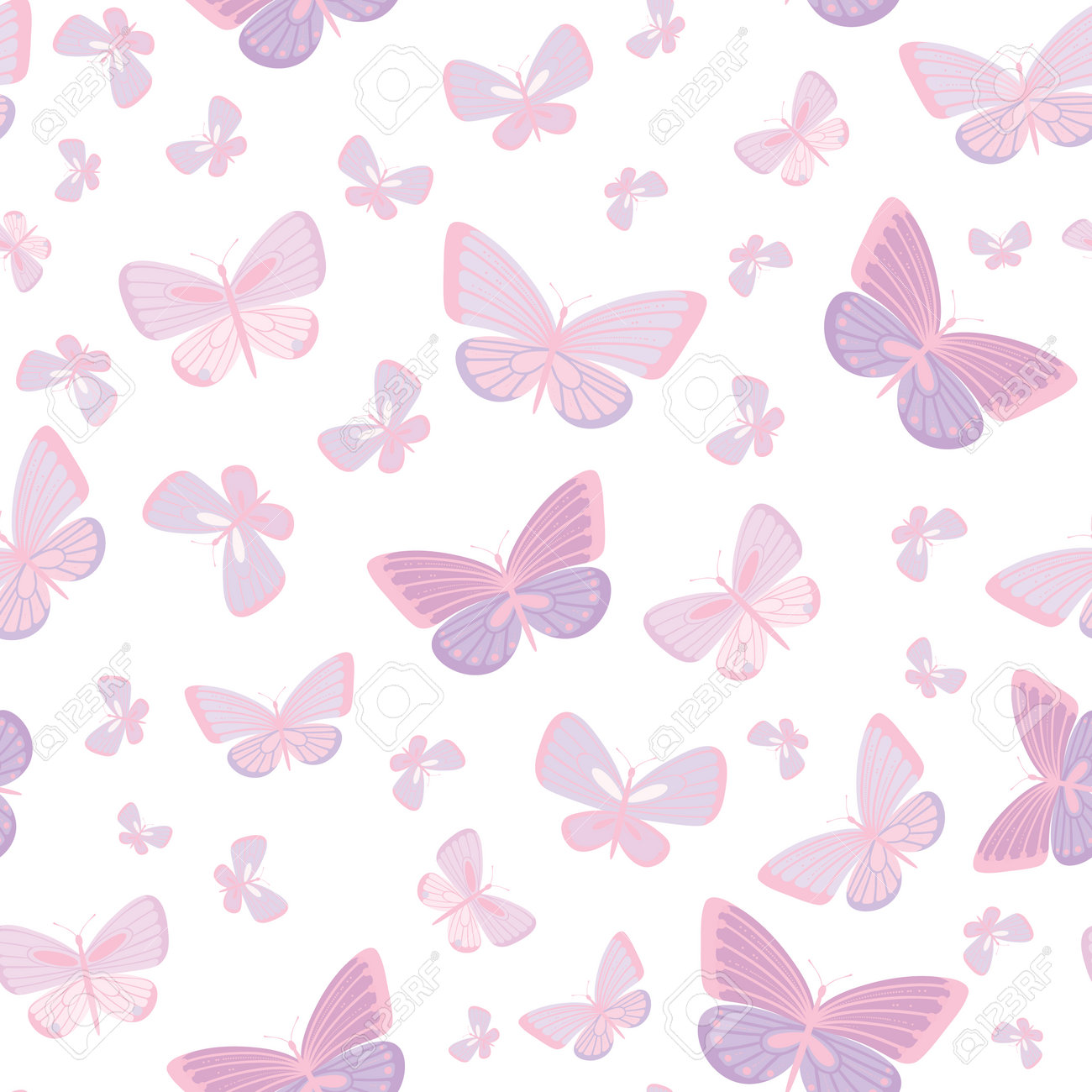 Pastel Pink Butterfly Seamless Repeat Pattern Design, Cute Butterfly Vector  Wallpaper. Girly Spring Pattern Background. Royalty Free SVG, Cliparts,  Vectors, and Stock Illustration. Image 194258120., image size:1300x1300