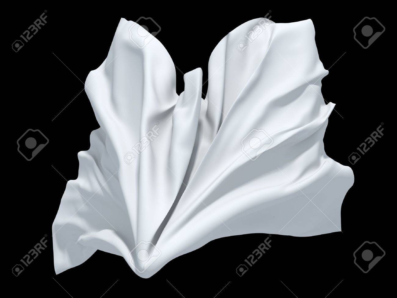 white cloth ghost background