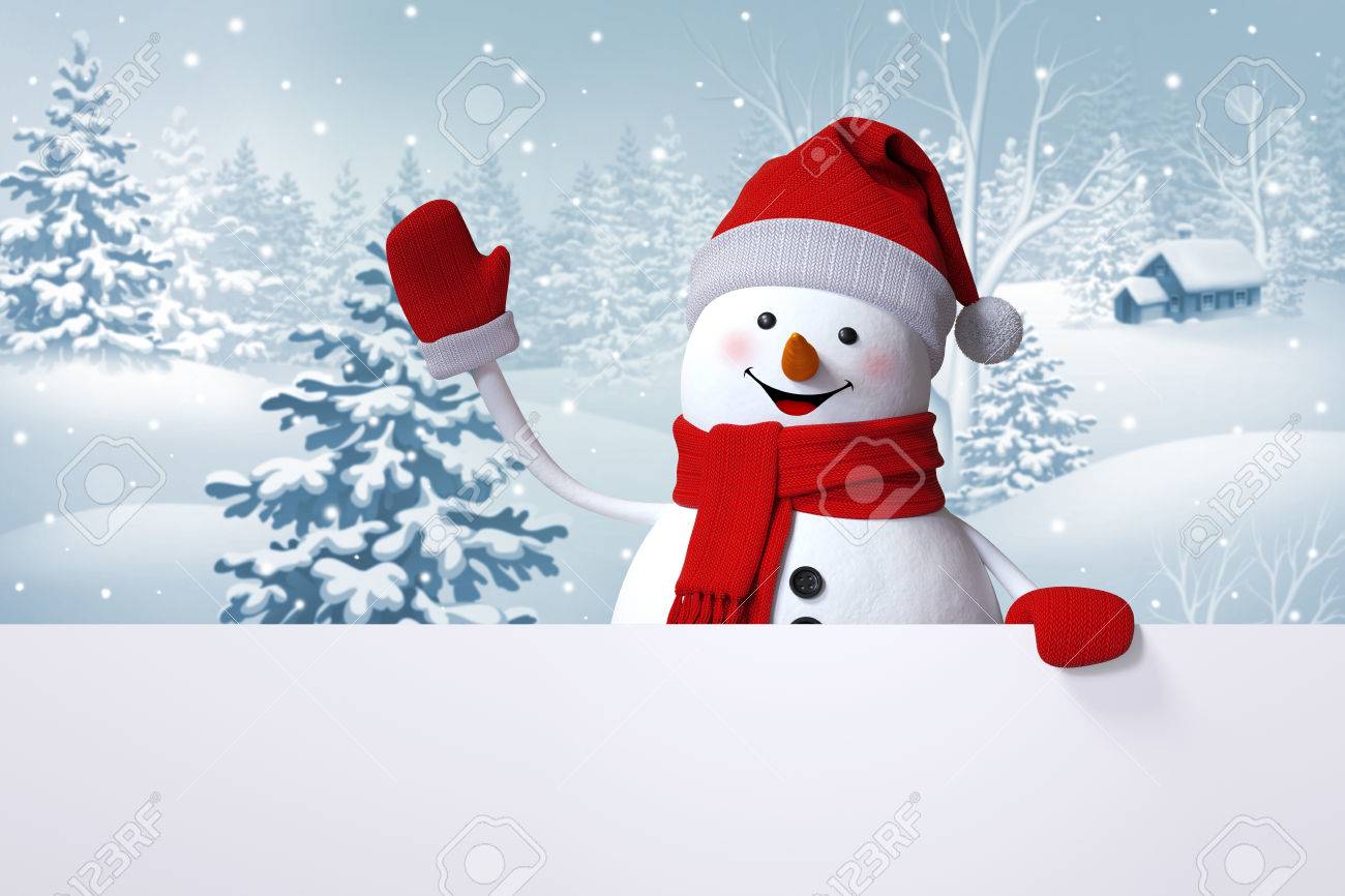 幸せな雪だるまの手 白紙の横断幕 冬景色 雪に覆われた森 クリスマスの背景を振って の写真素材 画像素材 Image 幸せな雪だるまの手 白紙の横断幕 冬景色 雪に覆われた森 クリスマスの背景を振って の写真素材 画像素材 Image