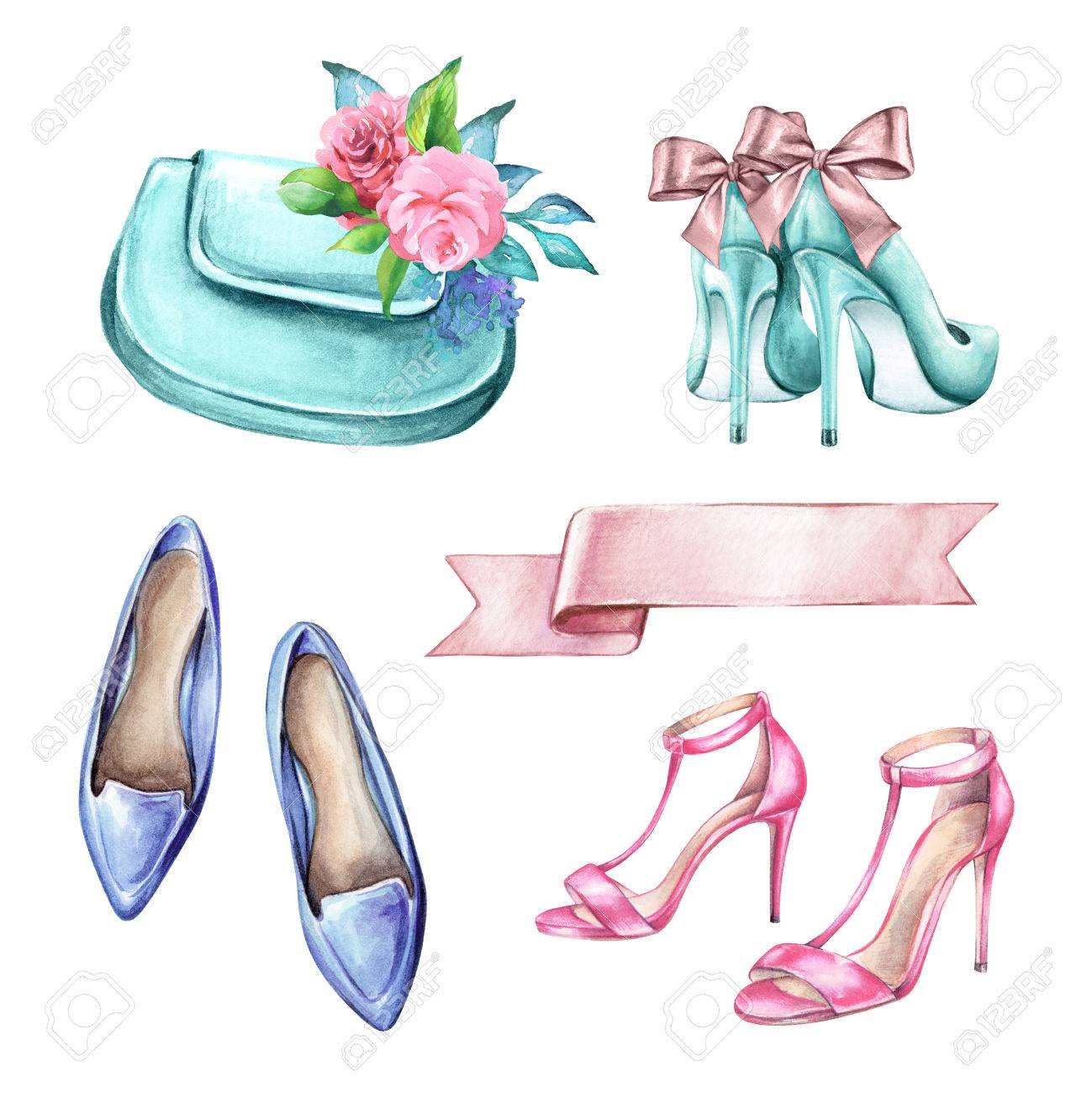 Romantische, weiße hochzeit, schuh Clipart Romantische, weiße hochzeit, schuh Clipart