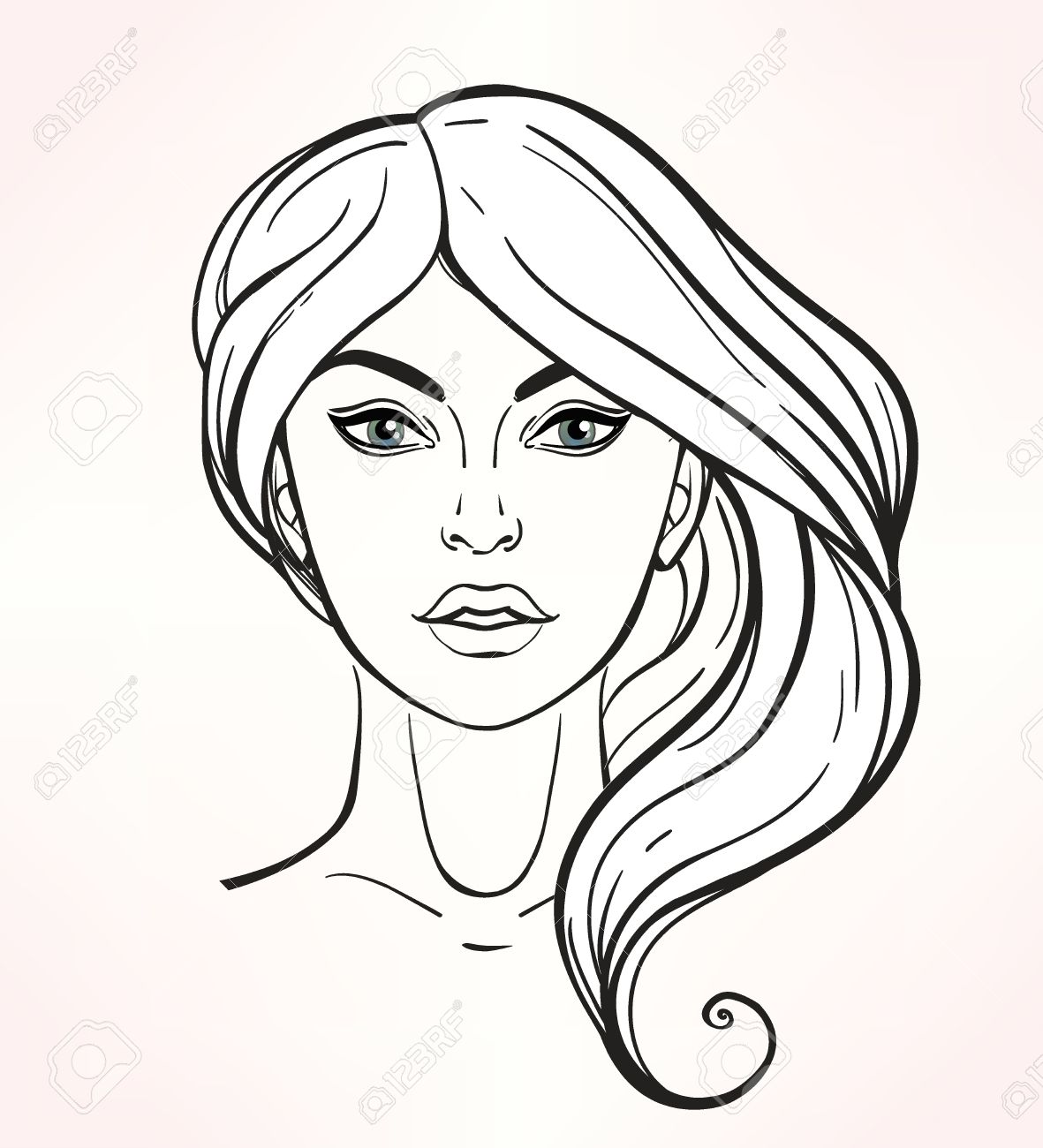 face chart makeup artist blank elegant template stylish colorful makeup template