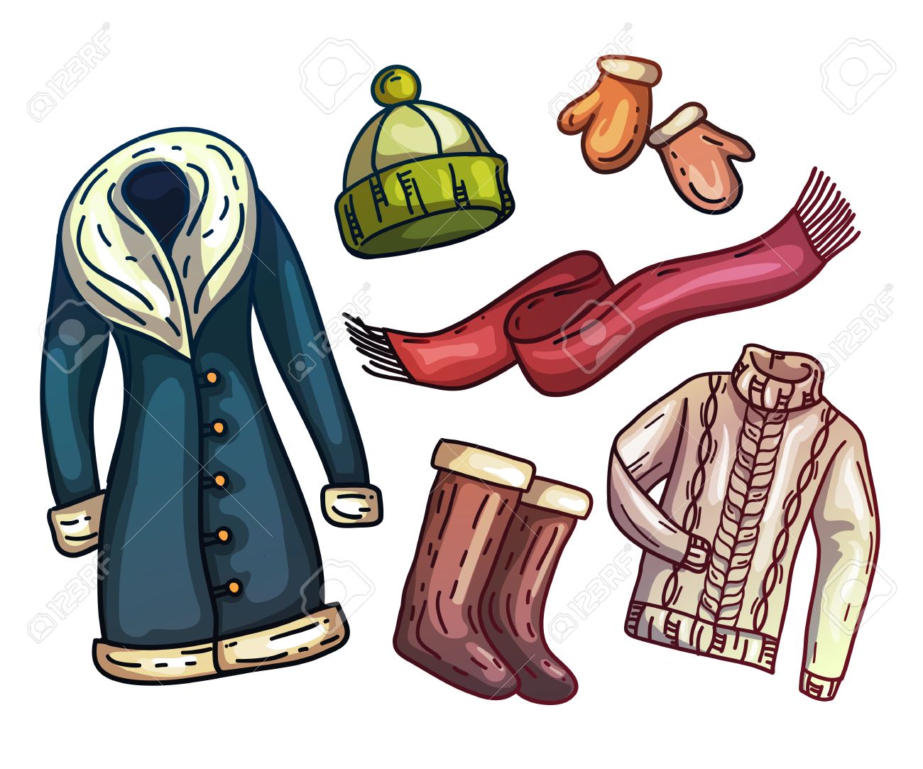 winter clothes pictures