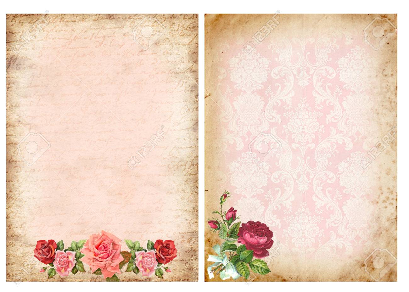 vintage backgrounds with roses floral vintage background stock vintage backgrounds
