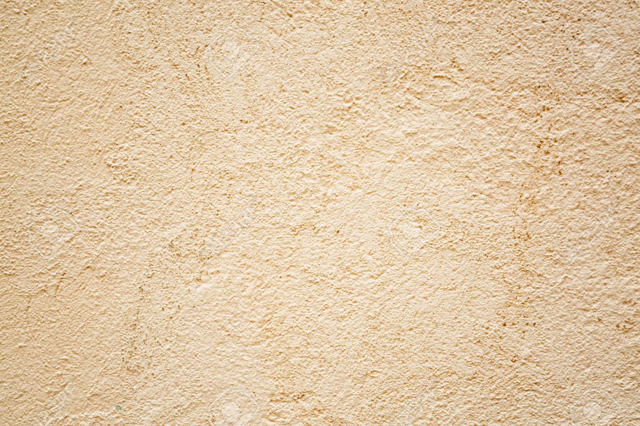 鮮やかなイエロー ベージュ汚れた壁のテクスチャです このモチーフ 私のポートの背景の詳細 の写真素材 画像素材 Image