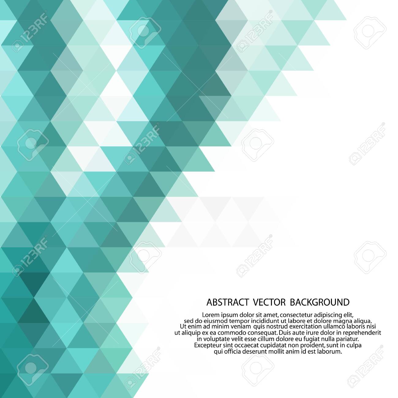 Abstract low poly background of triangles in blue colors. - 133533843 Abstract low poly background of triangles in blue colors. - 133533843