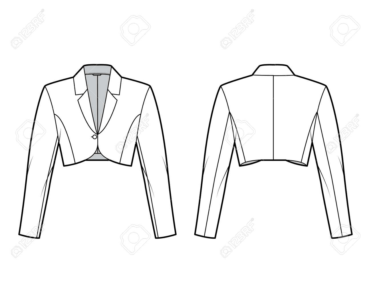 bolero type jacket