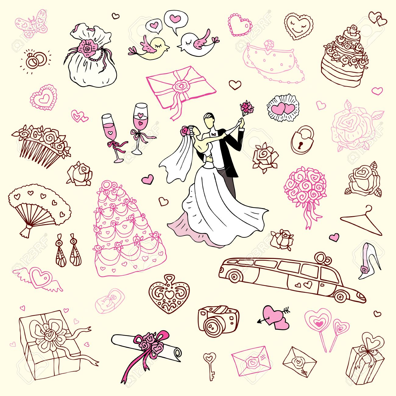 可愛い イラスト 結婚 | 7331 イラス